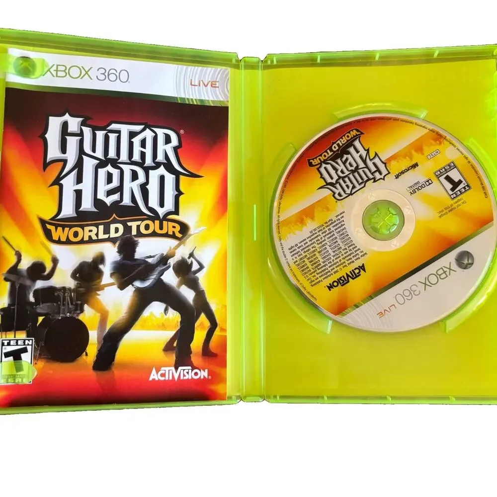 Guitar Hero: World Tour (Microsoft Xbox 360) Complete CIB